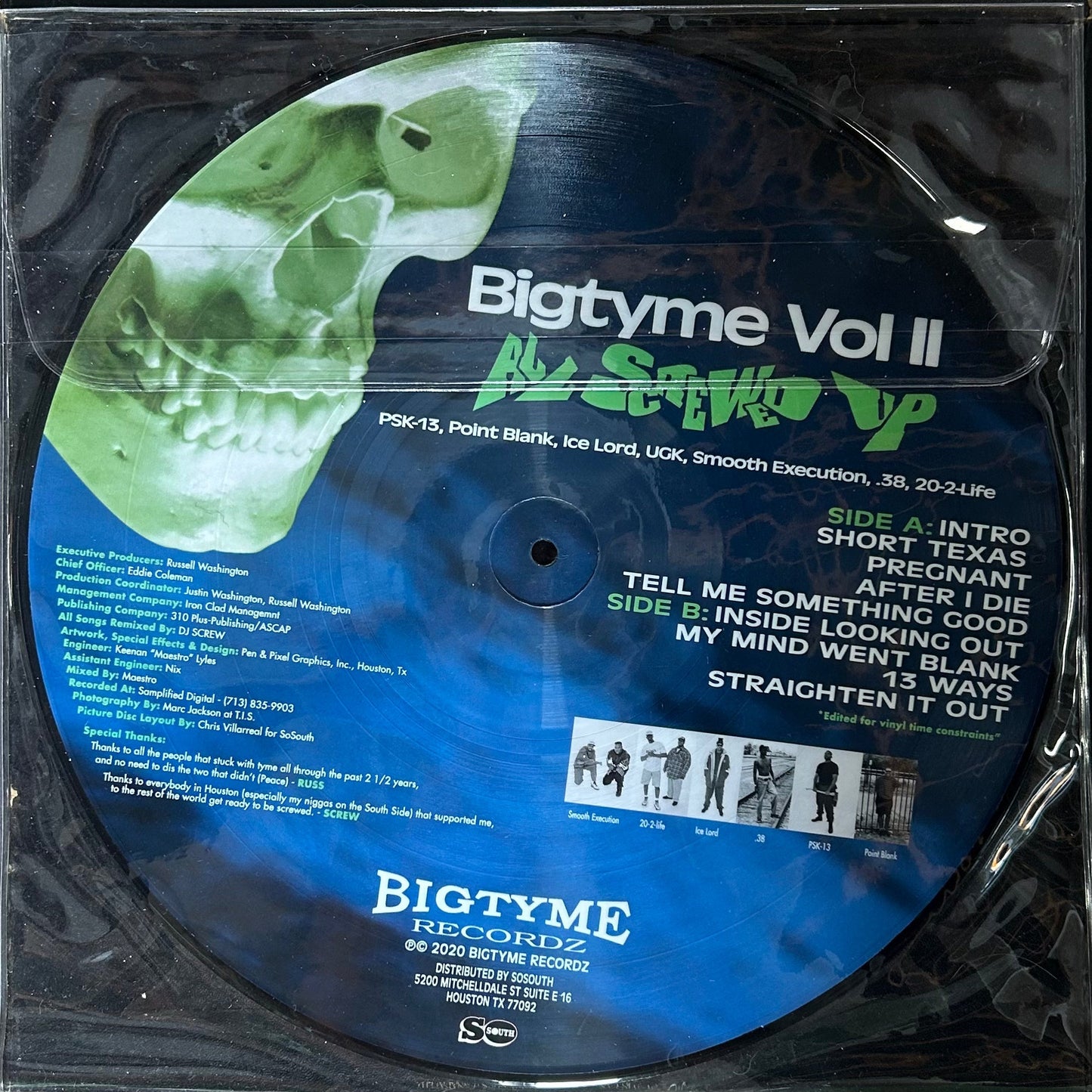 [Used LP] DJ Screw / Bigtyme Vol II All Screwed Up