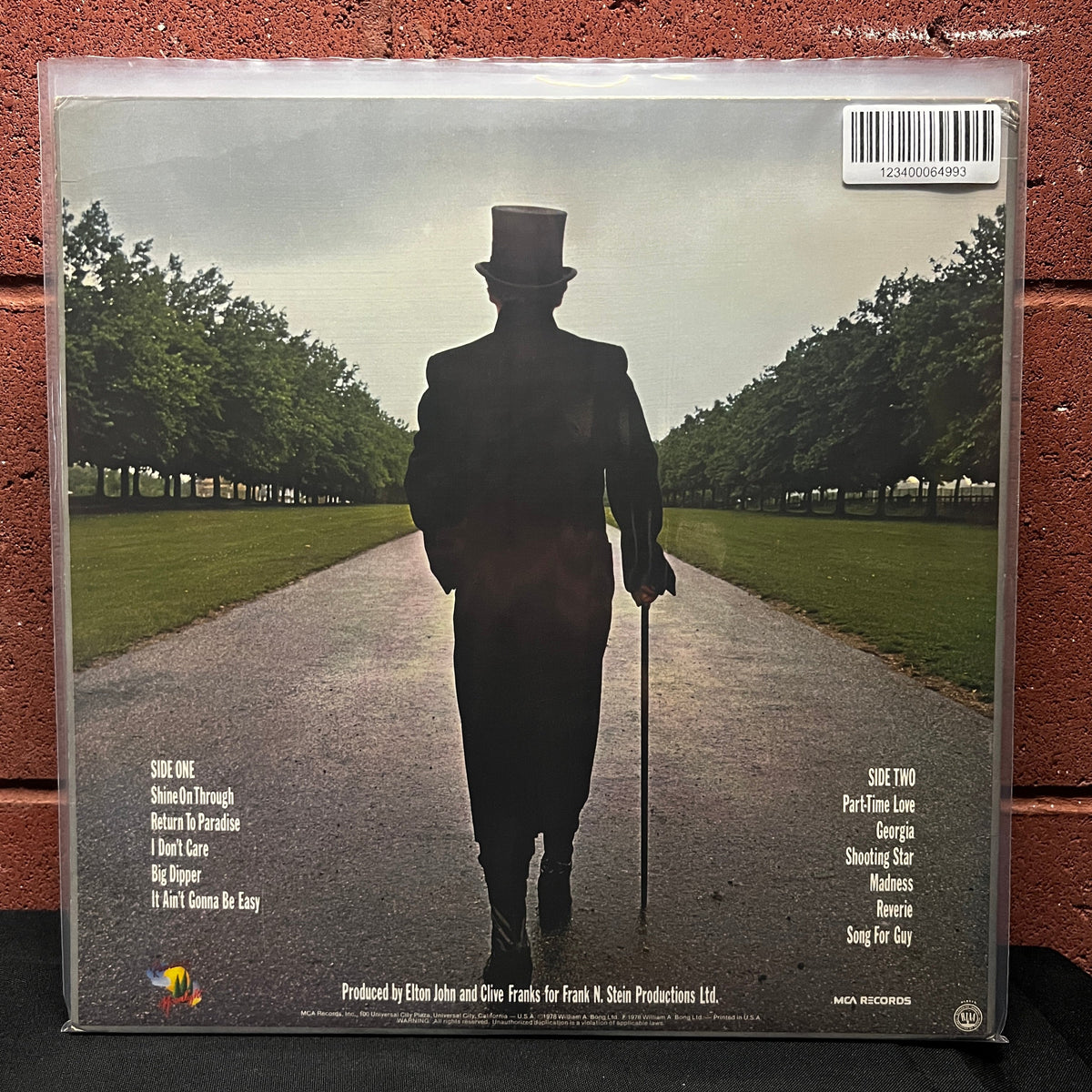 Used Vinyl: Elton John "A Single Man" LP