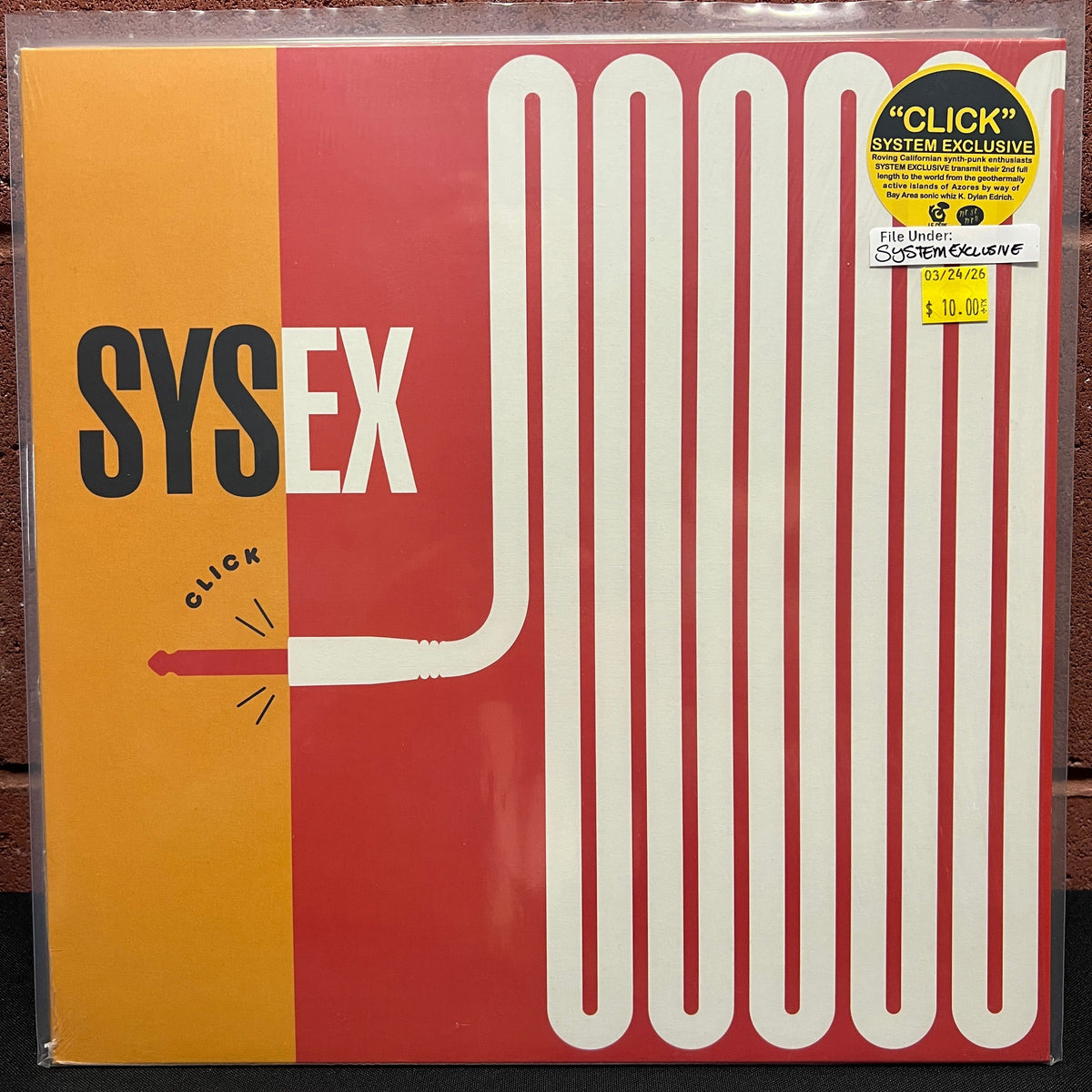 Used Vinyl: System Exclusive "Click" LP