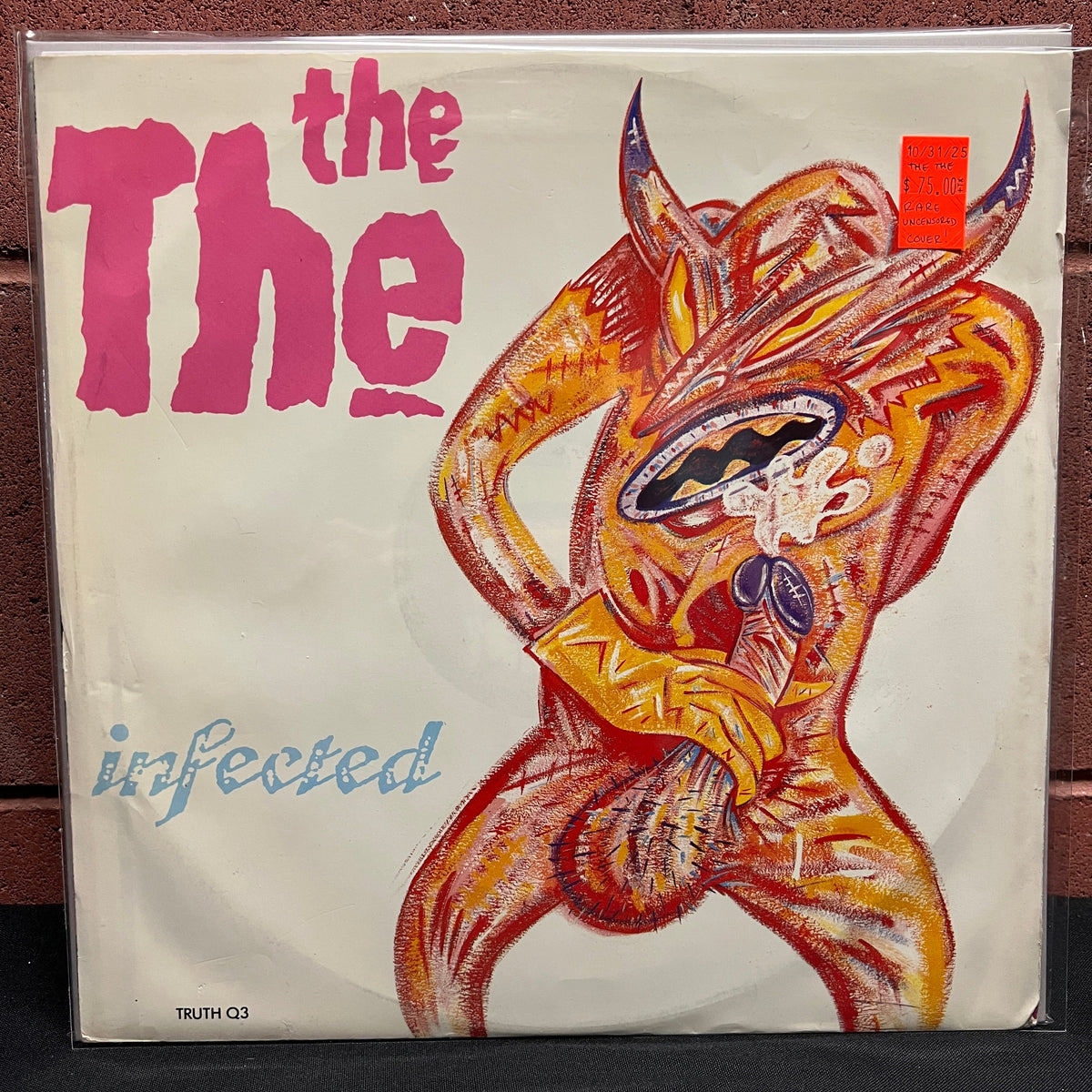 Used Vinyl: The The "Infected" 12" Single (Rare Uncensored cover)