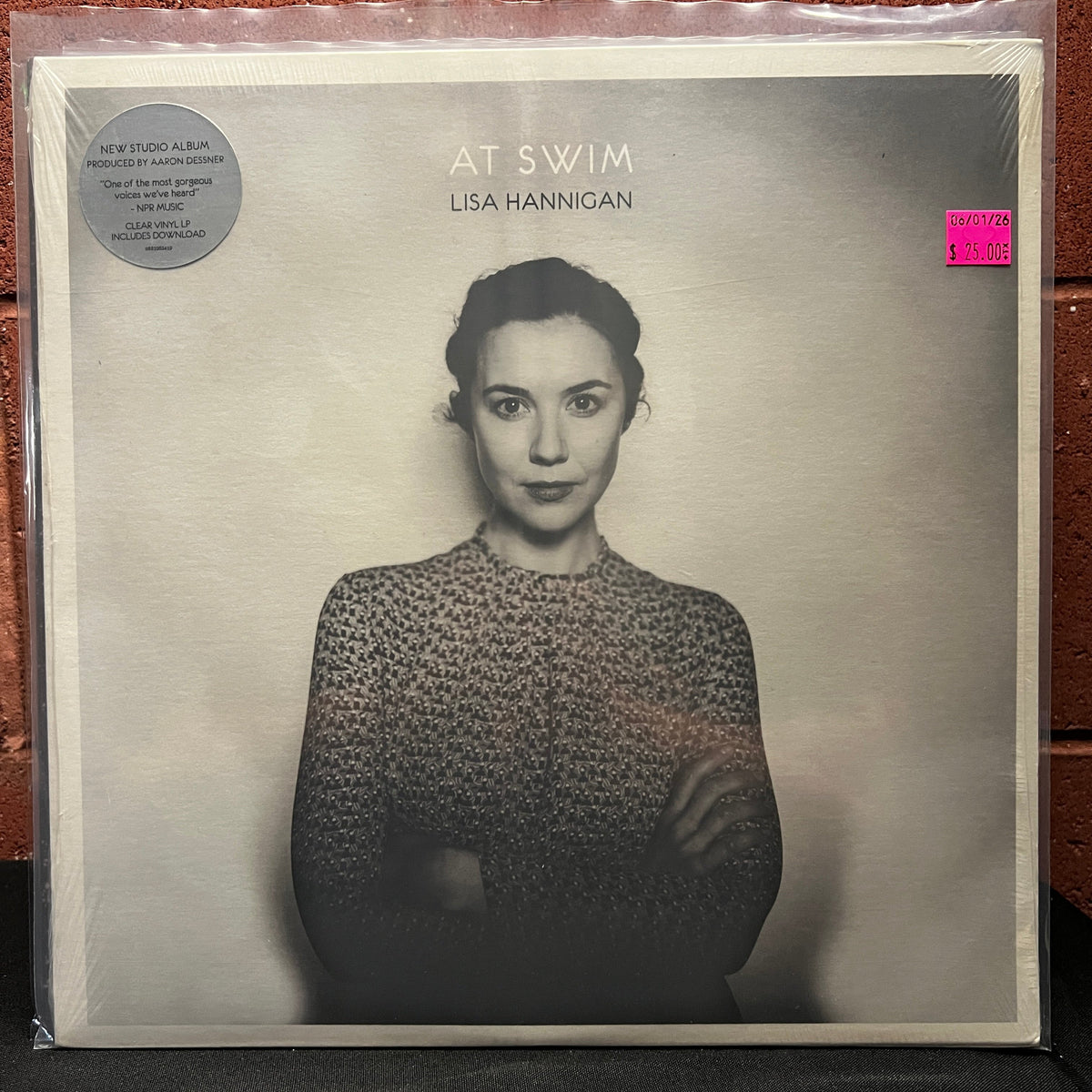 Used Vinyl: Lisa Hannigan "At Swim" LP (2016 Press - Clear Vinyl - Sealed)