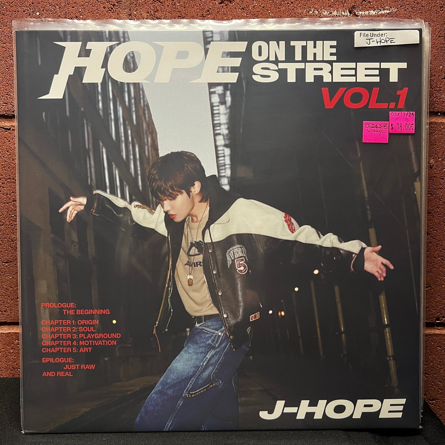 Used Vinyl: J-Hope "Hope On The Street Vol.1" LP (2025 Press - Orange Vinyl)