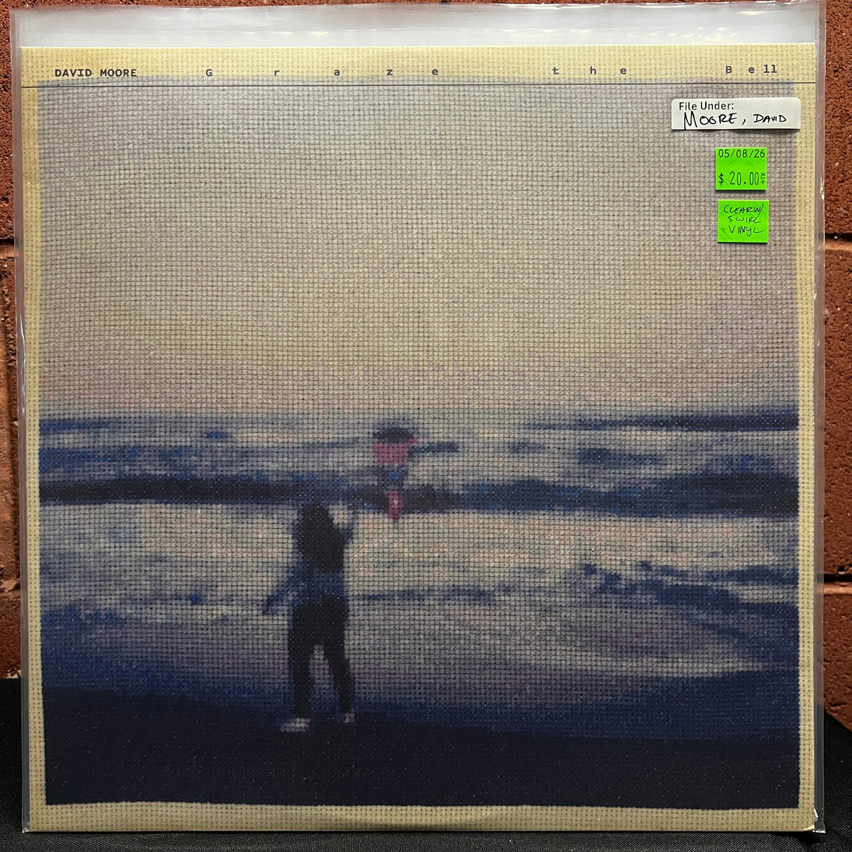 Used Vinyl: David Moore "Graze the Bell" LP (Clear with blue swirl vinyl)