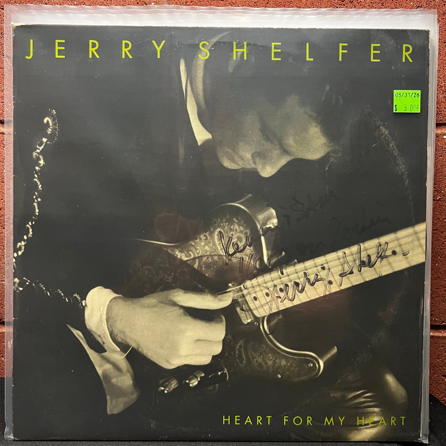 Used Vinyl: Jerry Shelfer "Heart For My Heart" LP