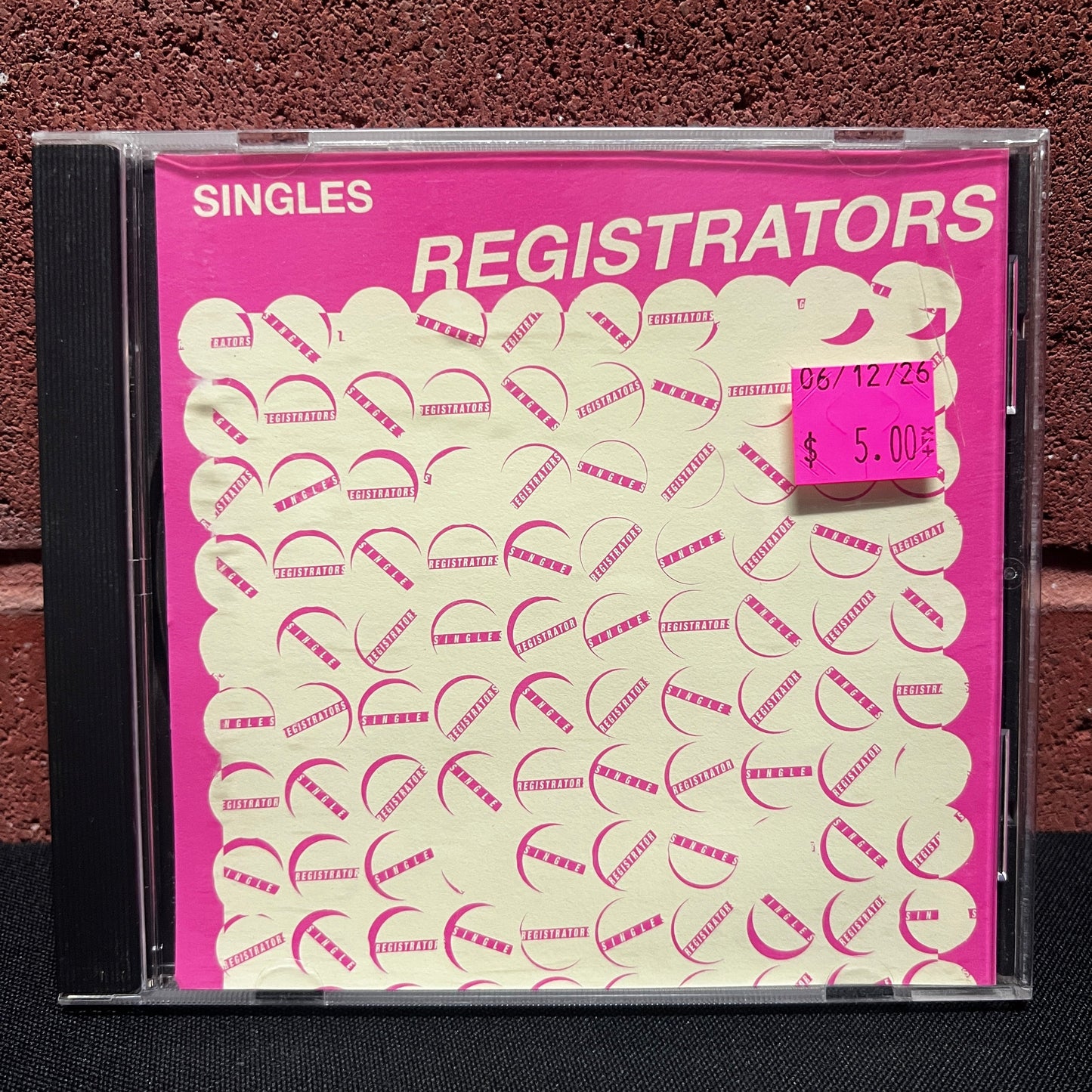 Used CD: Registrators "Singles" CD