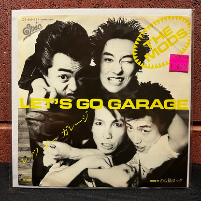 Used Vinyl: The Mods "Let's Go Garage / Stray Cat Rock" 7" (1982 Japanese Promo Edition)