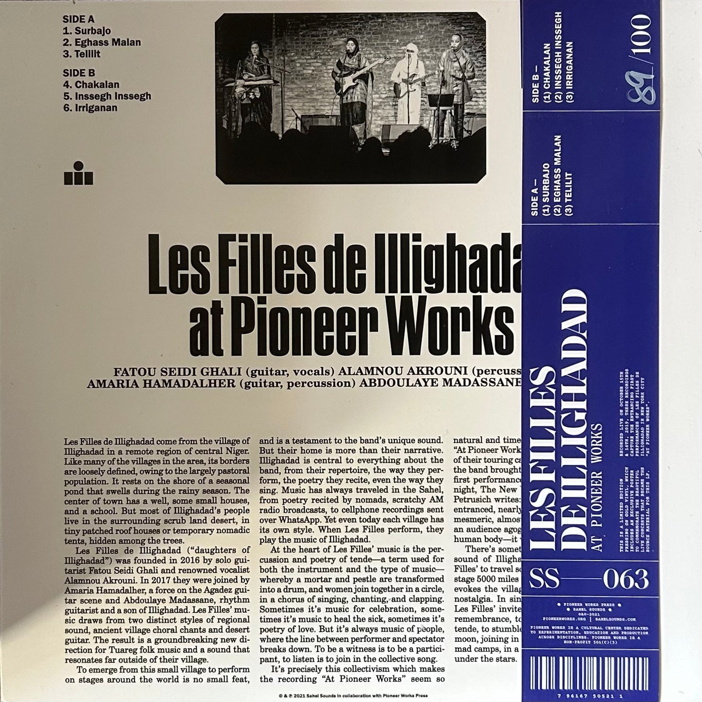 [Used LP] Les Filles de Illighadad / At Pioneer Works