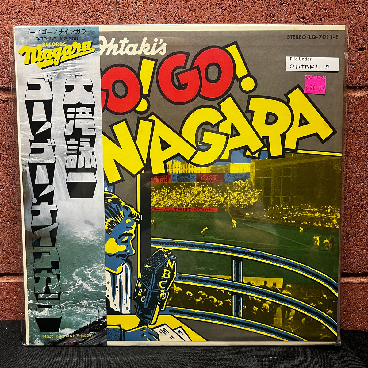 Used Vinyl: Eiichi Ohtaki "Go! Go! Niagara" LP (1976 Japanese Press)