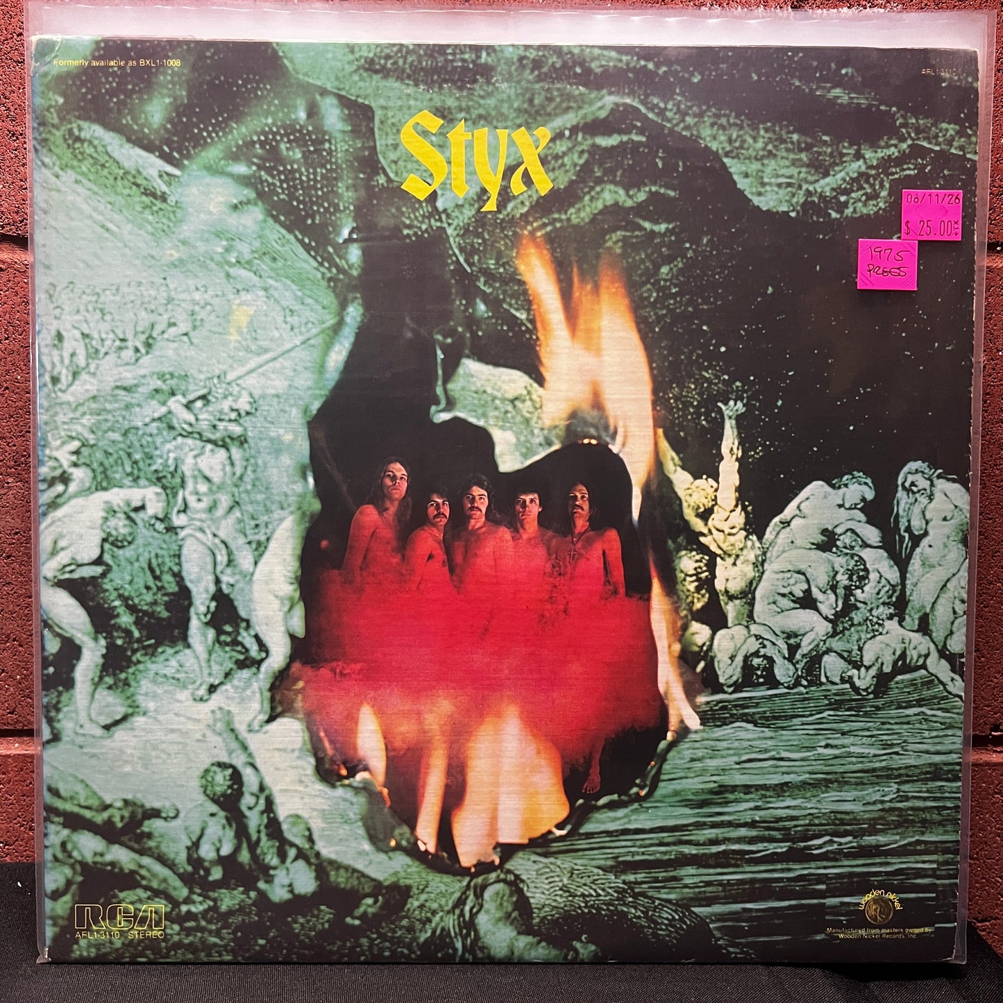 Used Vinyl: Styx "S/T" LP (1975 Press)
