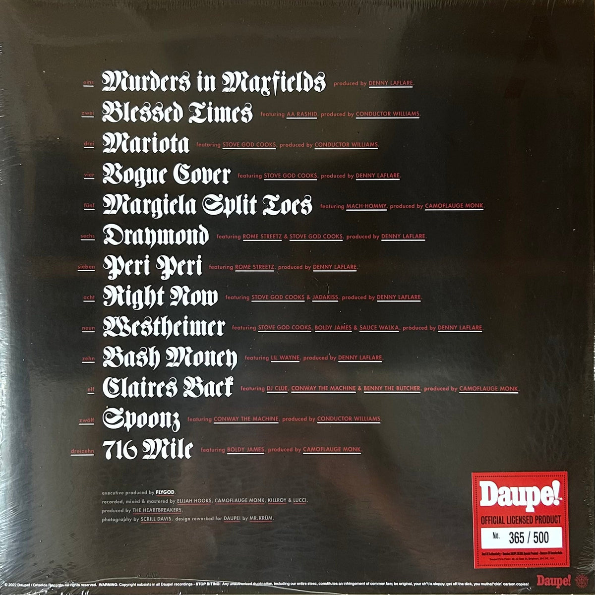 [Used LP] Westside Gunn / Hitler Wears Hermes 8: Sincerely Adolf
