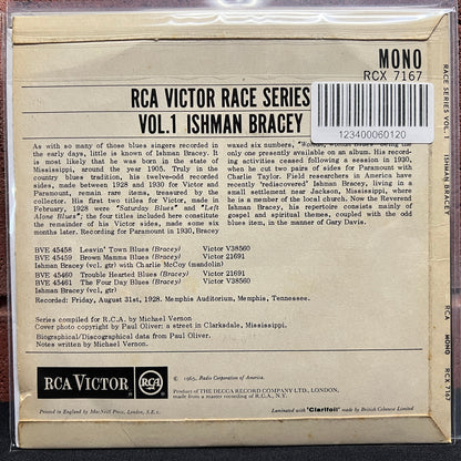 Used Vinyl: Ishman Bracey "RCA Victor Race Series Vol. 1" 7" (1965 UK pressing)