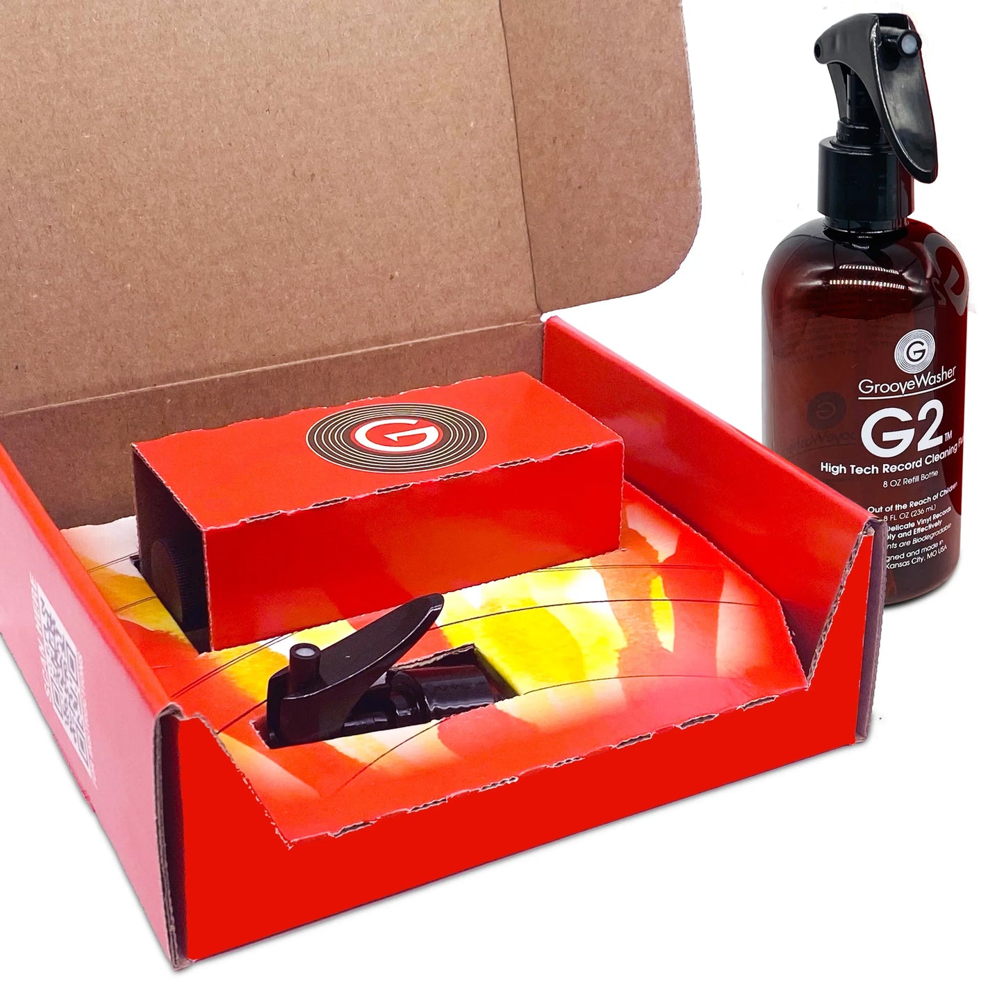Groovewasher - G2 High Tech Record Cleaning Fluid 8 Oz Refill Bottle