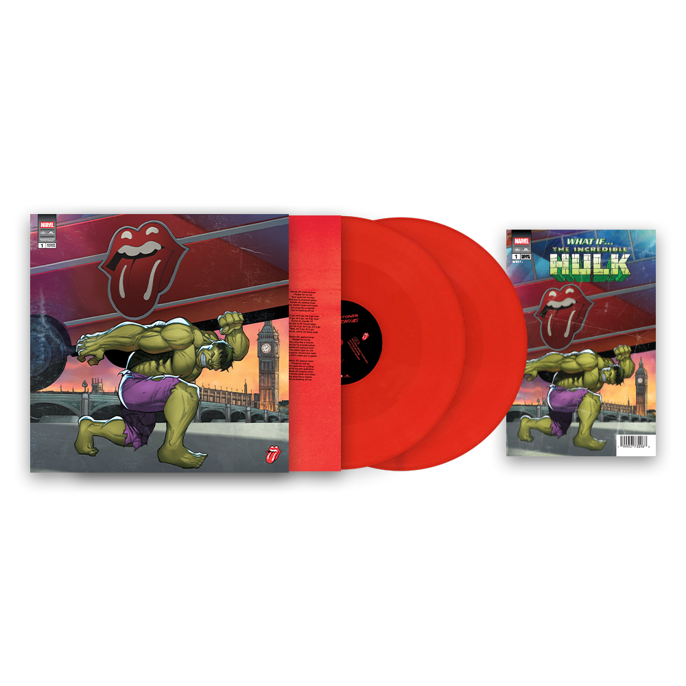 PRE-ORDER: The Rolling Stones "Foreign Tongues (Marvel Collector's Series)" 2xLP (The Hulk Variant + Comic Book)