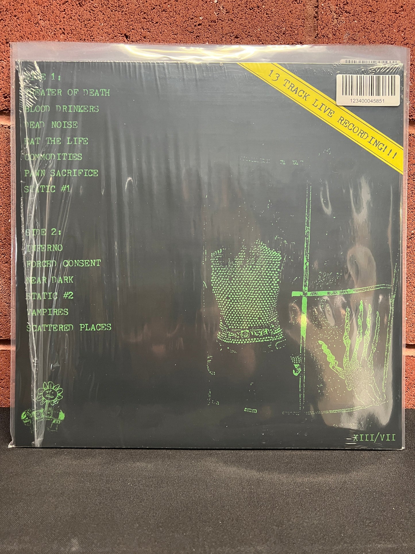 Used Vinyl: Lebenden Toten "Synaptic Noise Dissiciation" LP (Clear w/Green, Red & Yellow Splatter Vinyl)