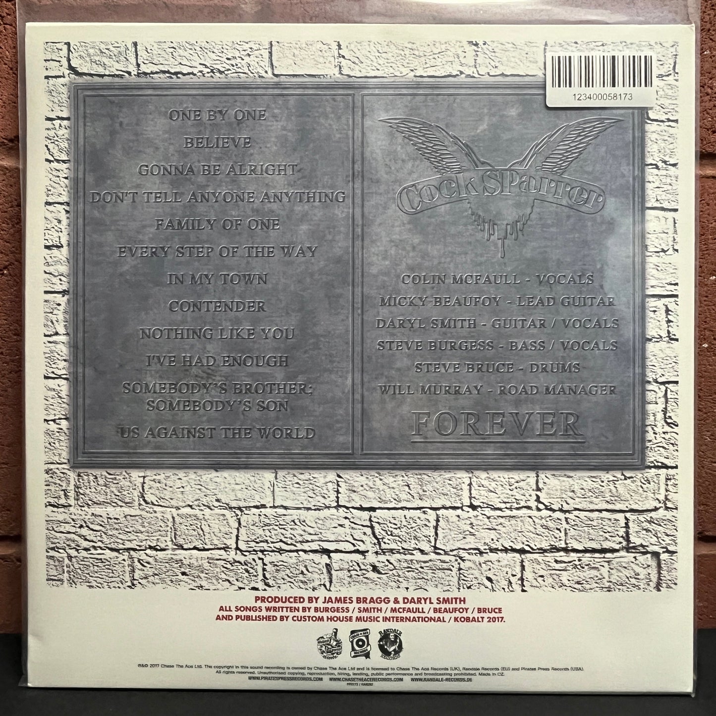 Used Vinyl: Cock Sparrer "Forever" LP (2017 pressing)