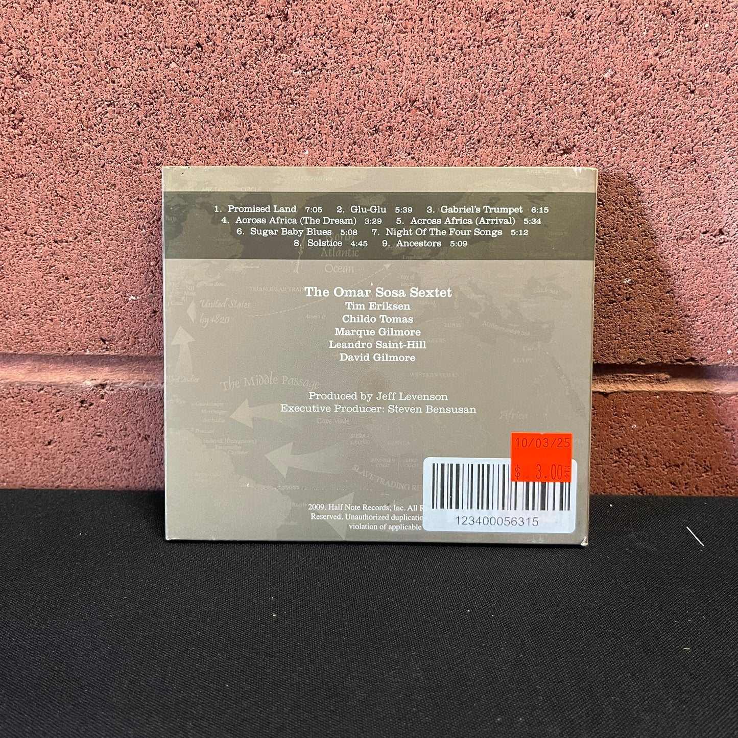Used CD: Omar Sosa ‎"Across The Divide: A Tale Of Rhythm & Ancestry" CD