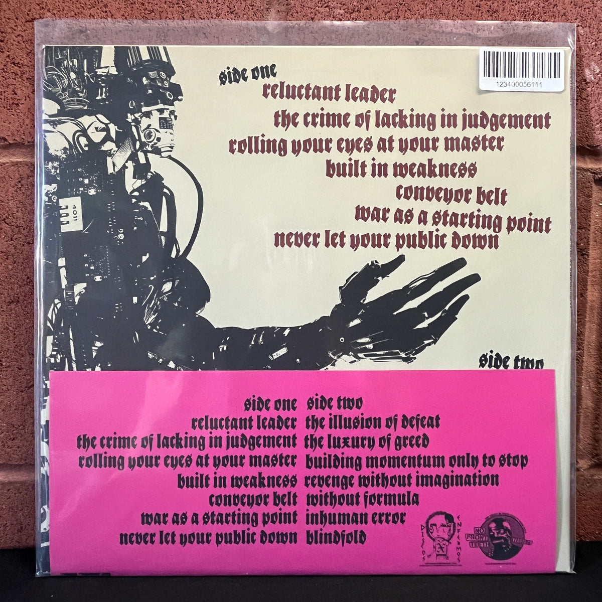 Used Vinyl: X-Intruder ‎"Punished For The Crime Of Lacking In Judgement" LP (Yellow Vinyl)