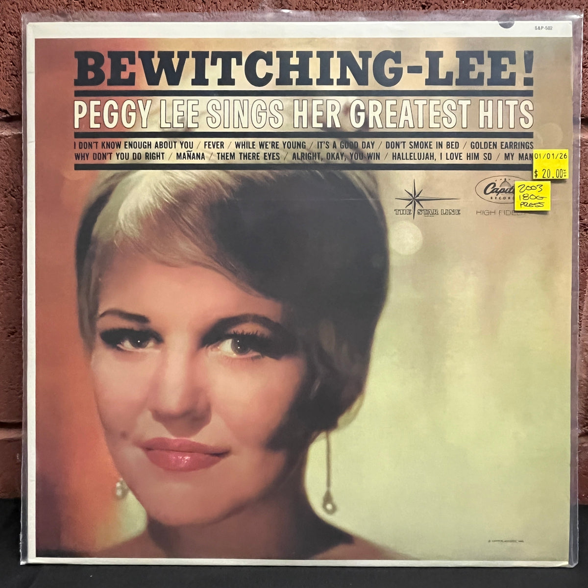 Used Vinyl: Peggy Lee "Bewitching Lee!" LP (2003 180g Press)