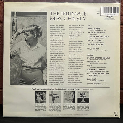 Used Vinyl: June Christy "The Intimate Miss Christy" LP (1963 German Press)