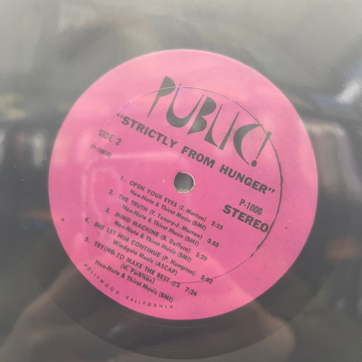 Hunger - Strictly From Hunger - LP