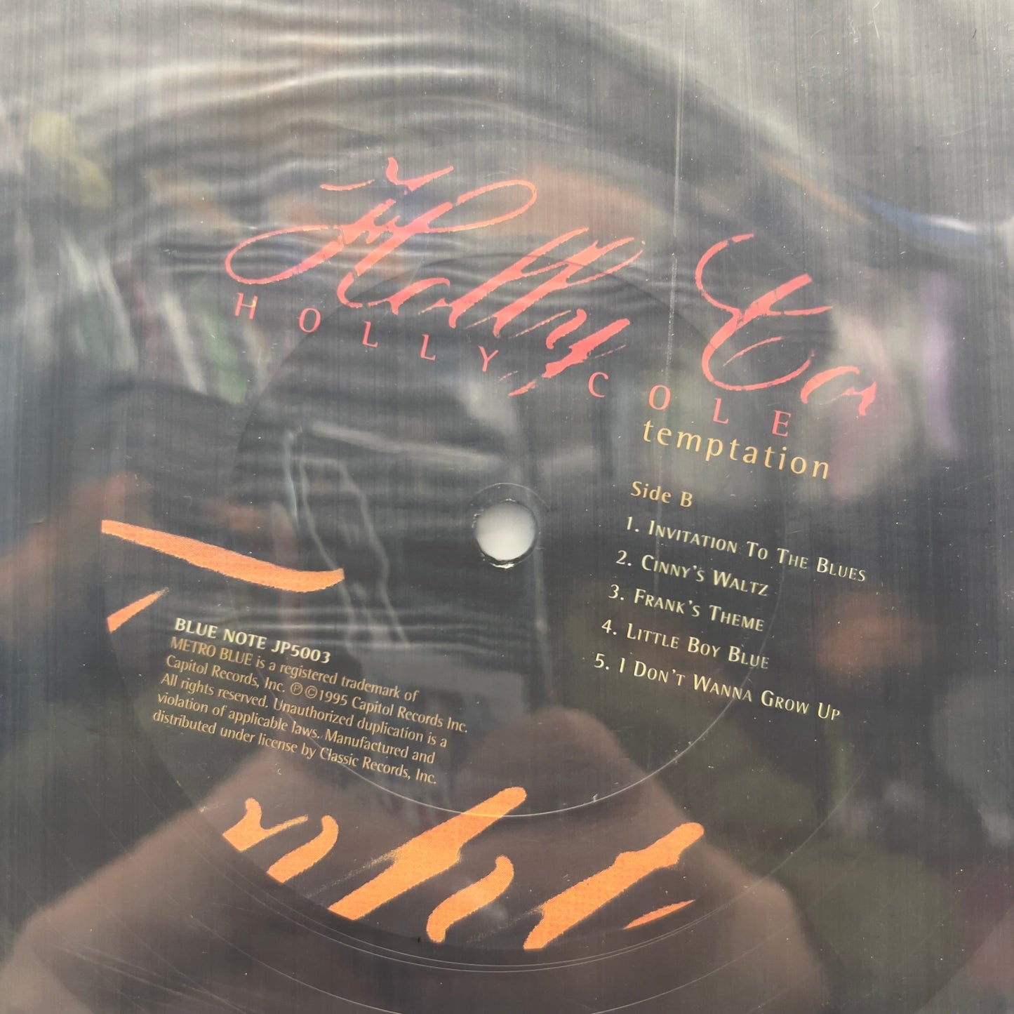 Holly Cole - Temptation - Classic Records LP