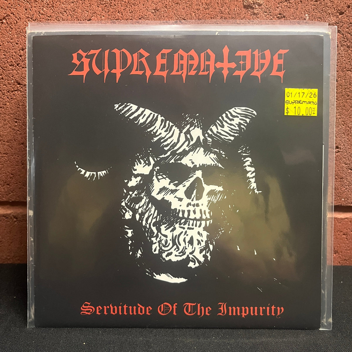 Used Vinyl: Supremative "Servitude Of The Impurity" 7"