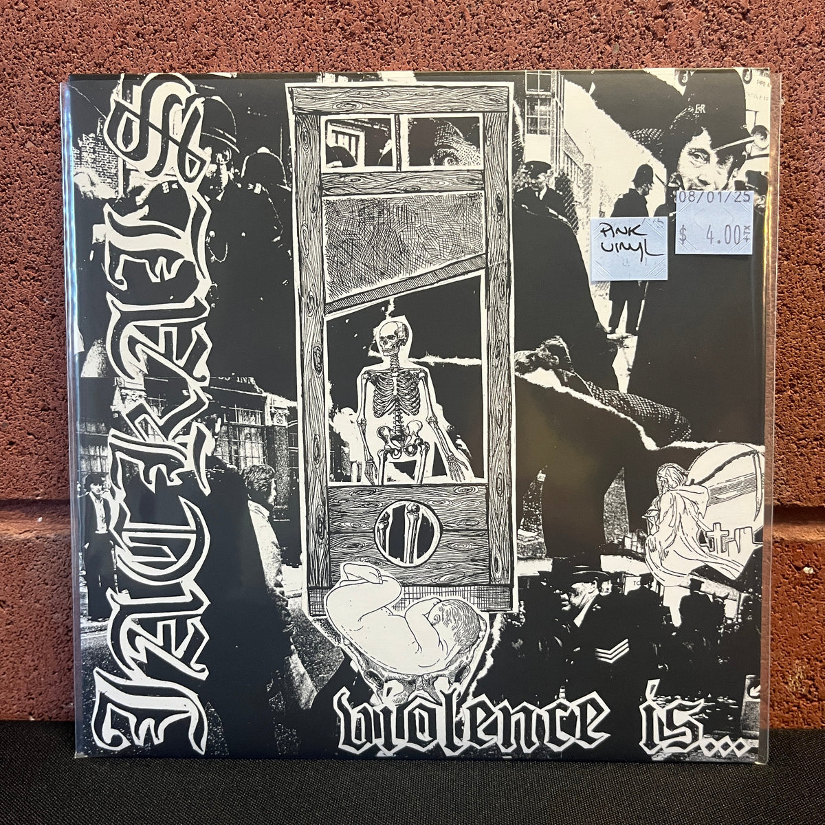 Used Vinyl: Jackals "Violence Is..." 7" (Pink Vinyl)