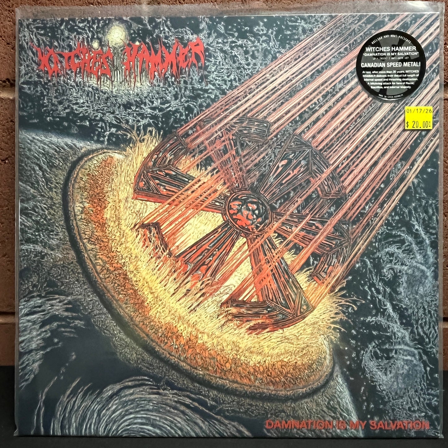 Used Vinyl: Witches Hammer "Damnation Is My Salvation" LP (2020 Press)
