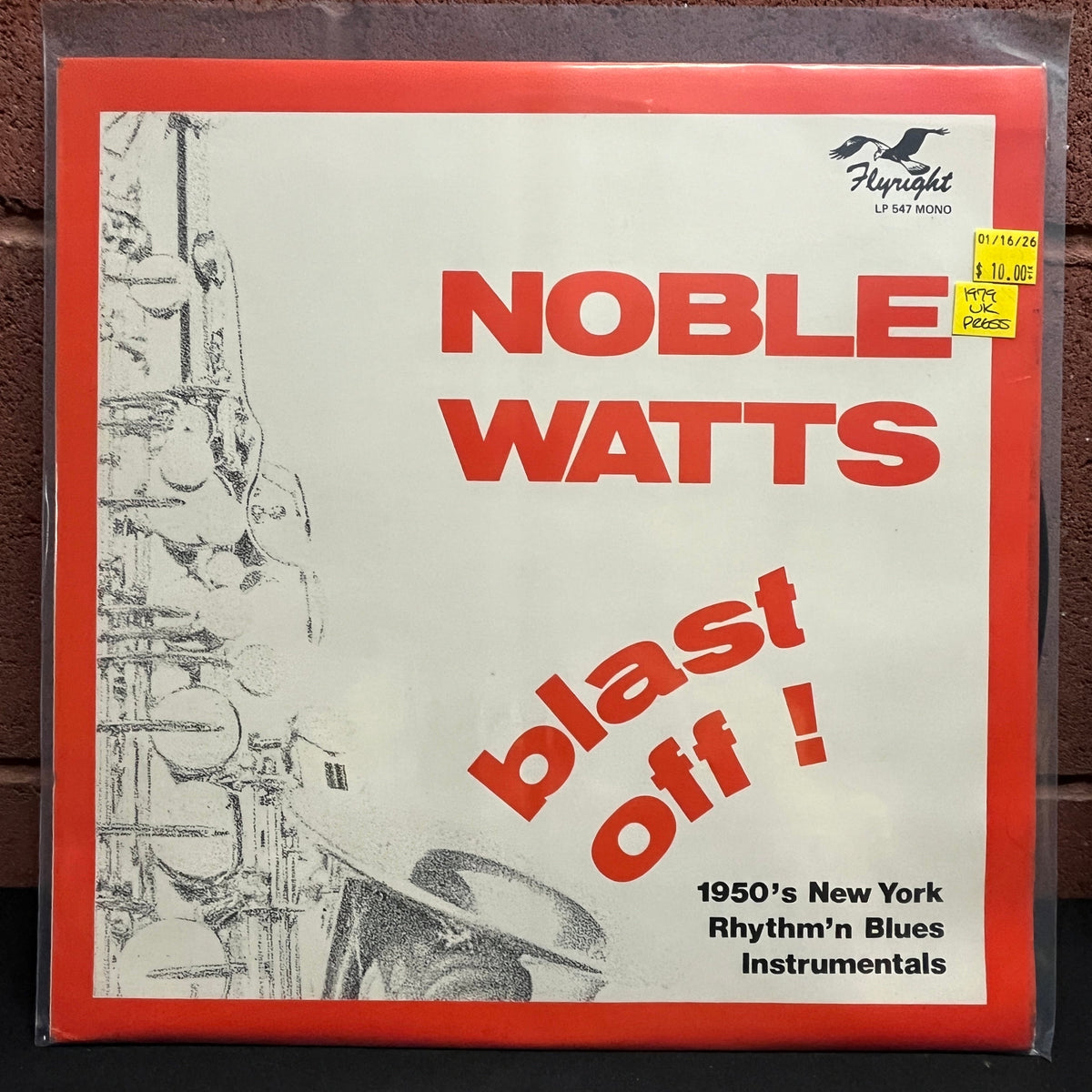Used Vinyl: Noble Watts "Blast Off!" LP (1979 UK Press)