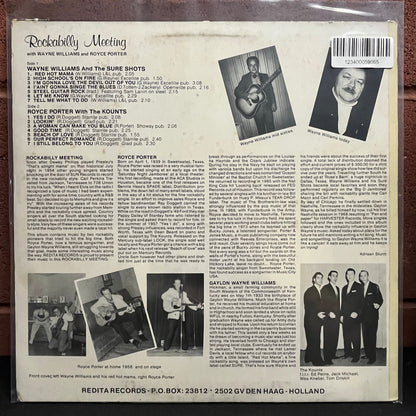 Used Vinyl: Wayne Williams & Royce Porter "Rockabilly Meeting With..." LP (1981 Euro Press)