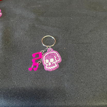 1-2-3-4 Go! Records Keychain, Assorted styles