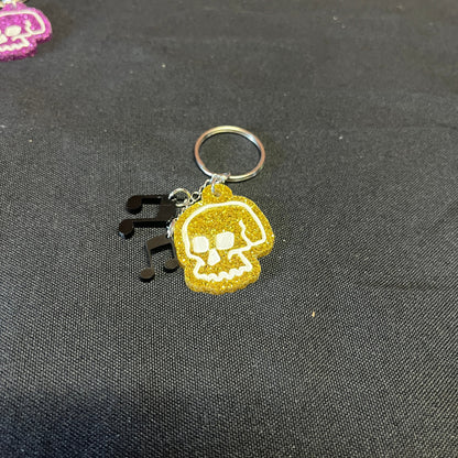 1-2-3-4 Go! Records Keychain, Assorted styles