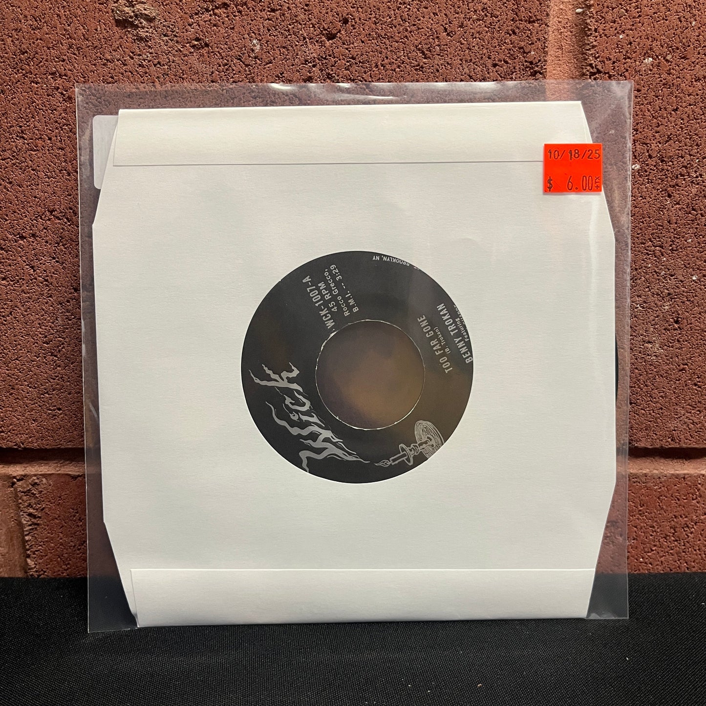 Used Vinyl: Benny Trokan "Too Far Gone / Turn Back You Fool" 7"