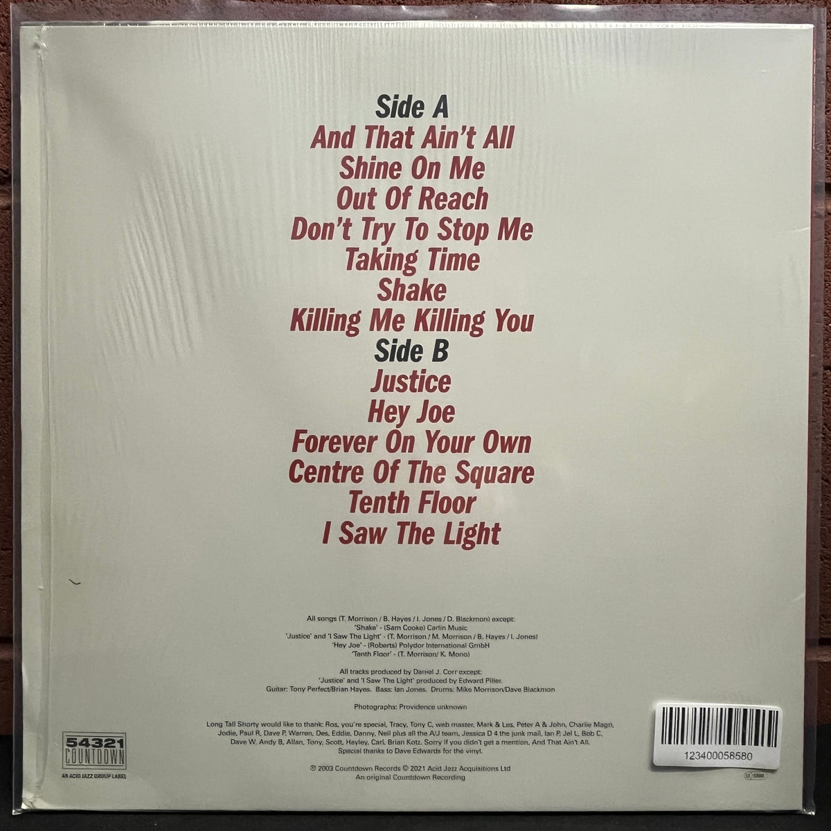 Used Vinyl: Long Tall Shorty "A Bird In The Hand" LP (Red Vinyl, In Shrink)
