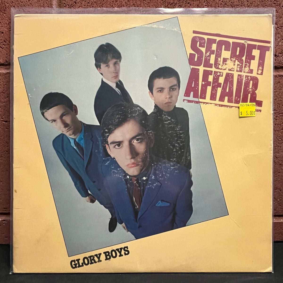 Used Vinyl: Secret Affair "Glory Boys" LP (1980 US pressing)