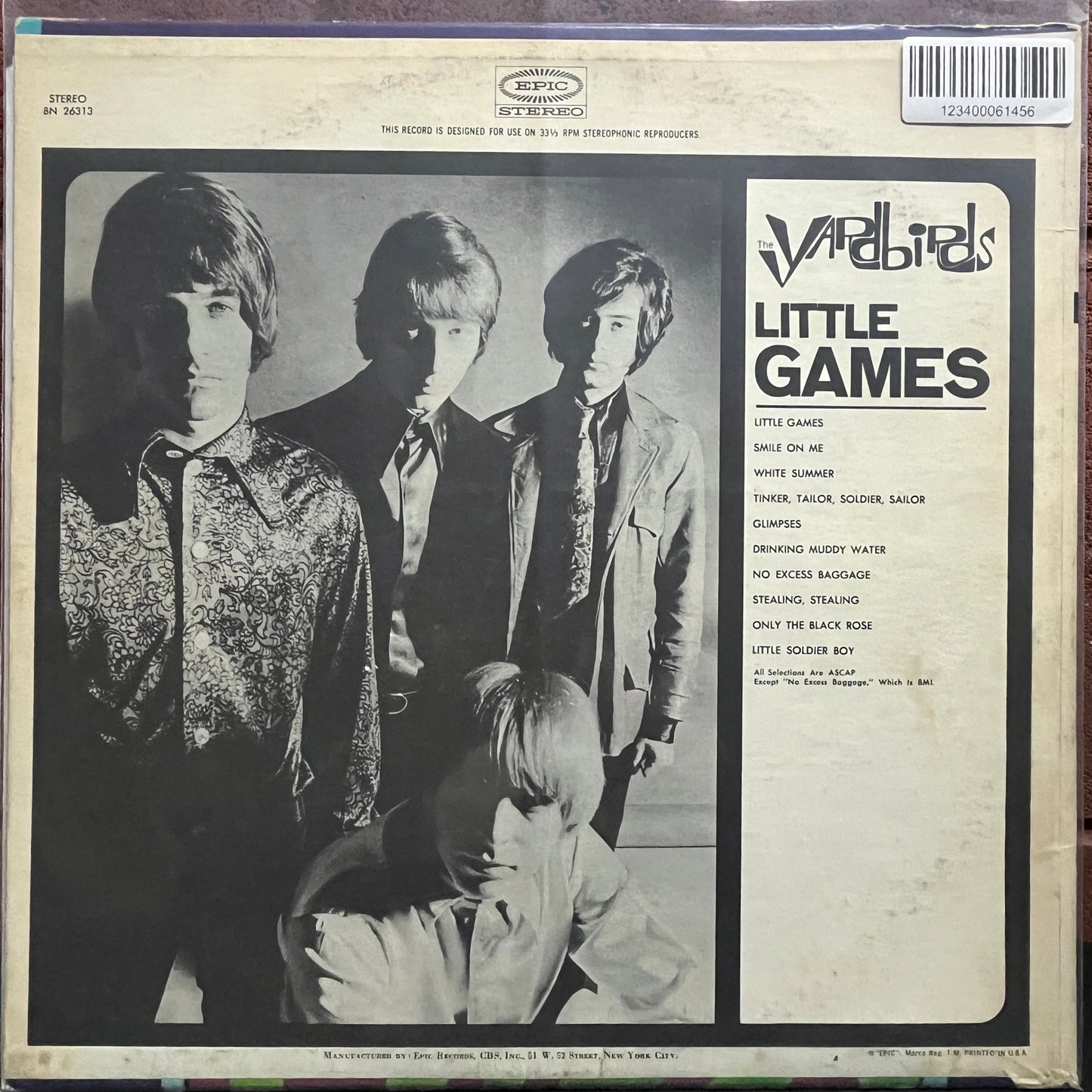 Used Vinyl: The Yardbirds "Funny Games" LP (1967 Press)