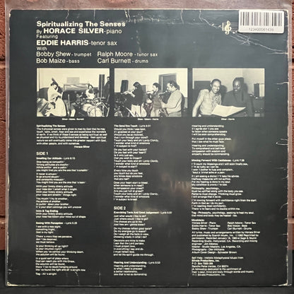 Used Vinyl: Horace Silver ‎"Spiritualizing The Senses" LP (1983 Press)