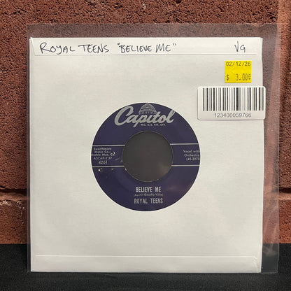 Used Vinyl: Royal Teens "Believe Me" 7"