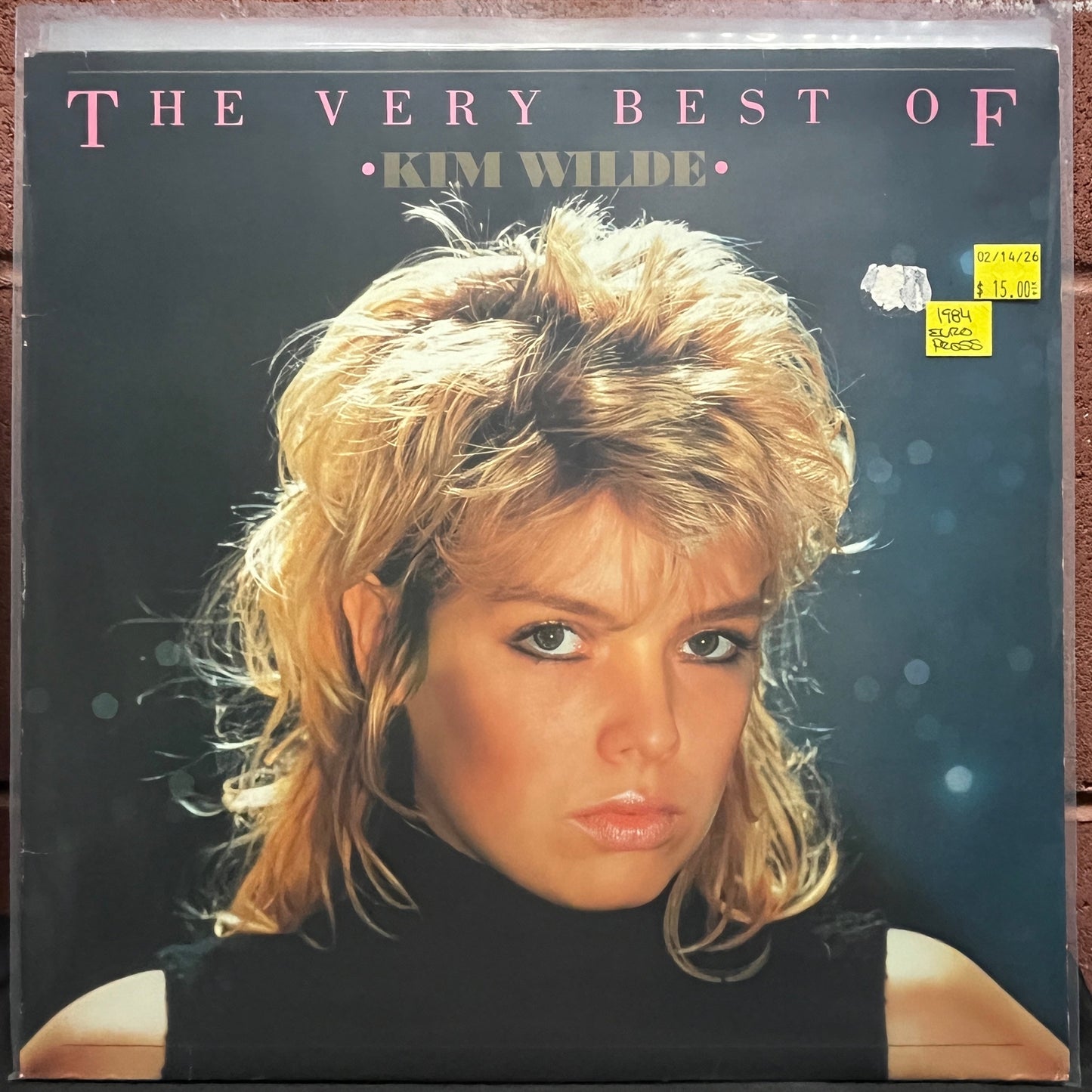 Used Vinyl: Kim Wilde ‎"The Very Best Of Kim Wilde" LP (1984 Euro Press)