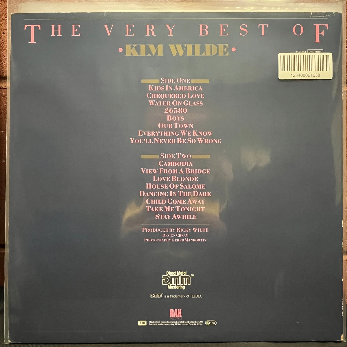 Used Vinyl: Kim Wilde ‎"The Very Best Of Kim Wilde" LP (1984 Euro Press)