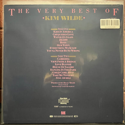 Used Vinyl: Kim Wilde ‎"The Very Best Of Kim Wilde" LP (1984 Euro Press)