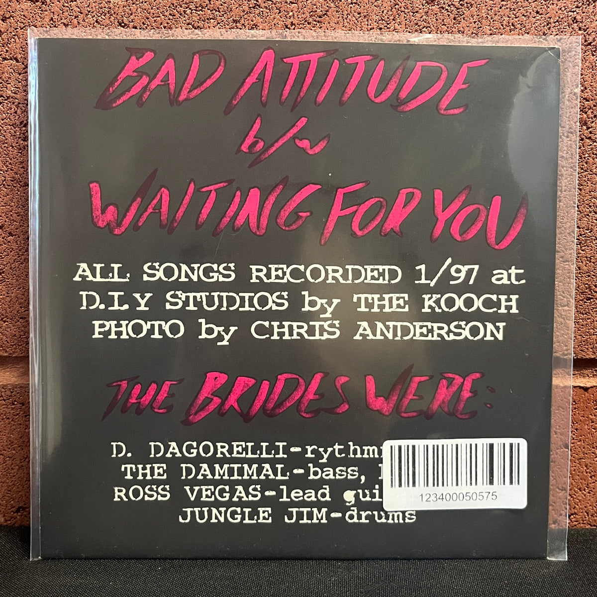 Used Vinyl: Brides "Bad Attitude" 7"