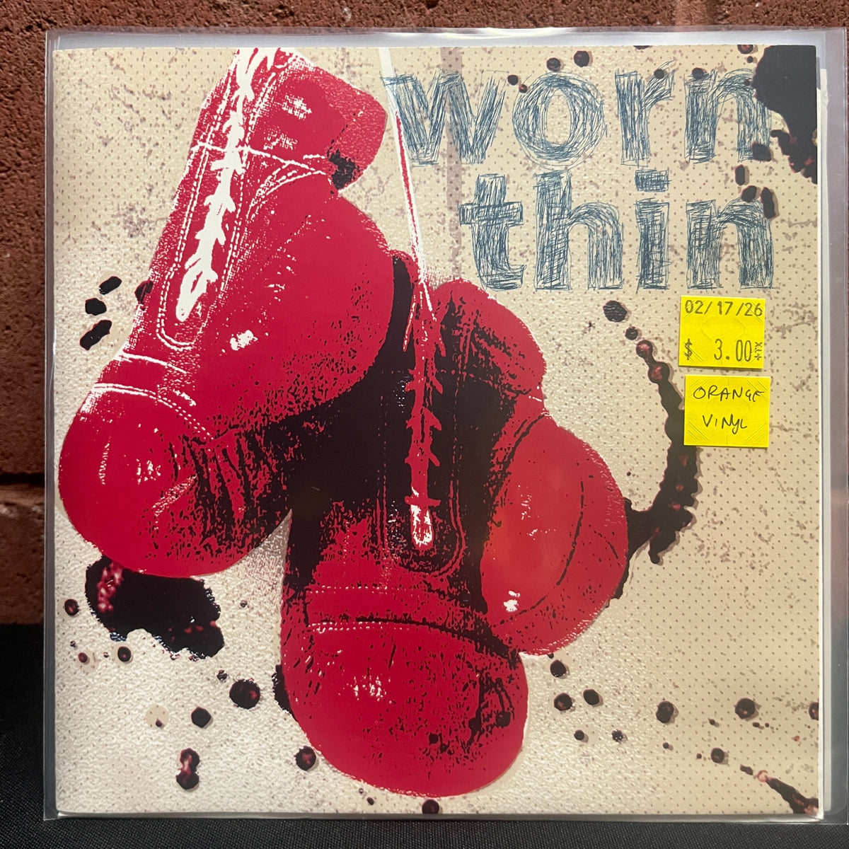 Used Vinyl: Worn Thin "Worn Thin" 7" (Orange vinyl)