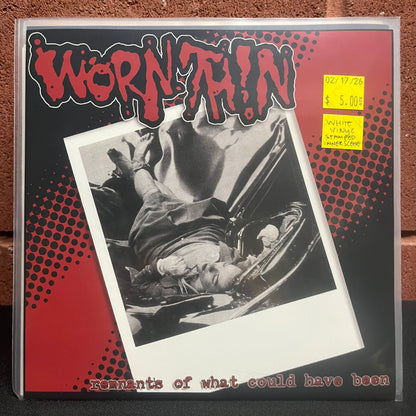 Used Vinyl: Worn Thin "Remnants of What Could Have Been" 7" (White vinyl, numbered)