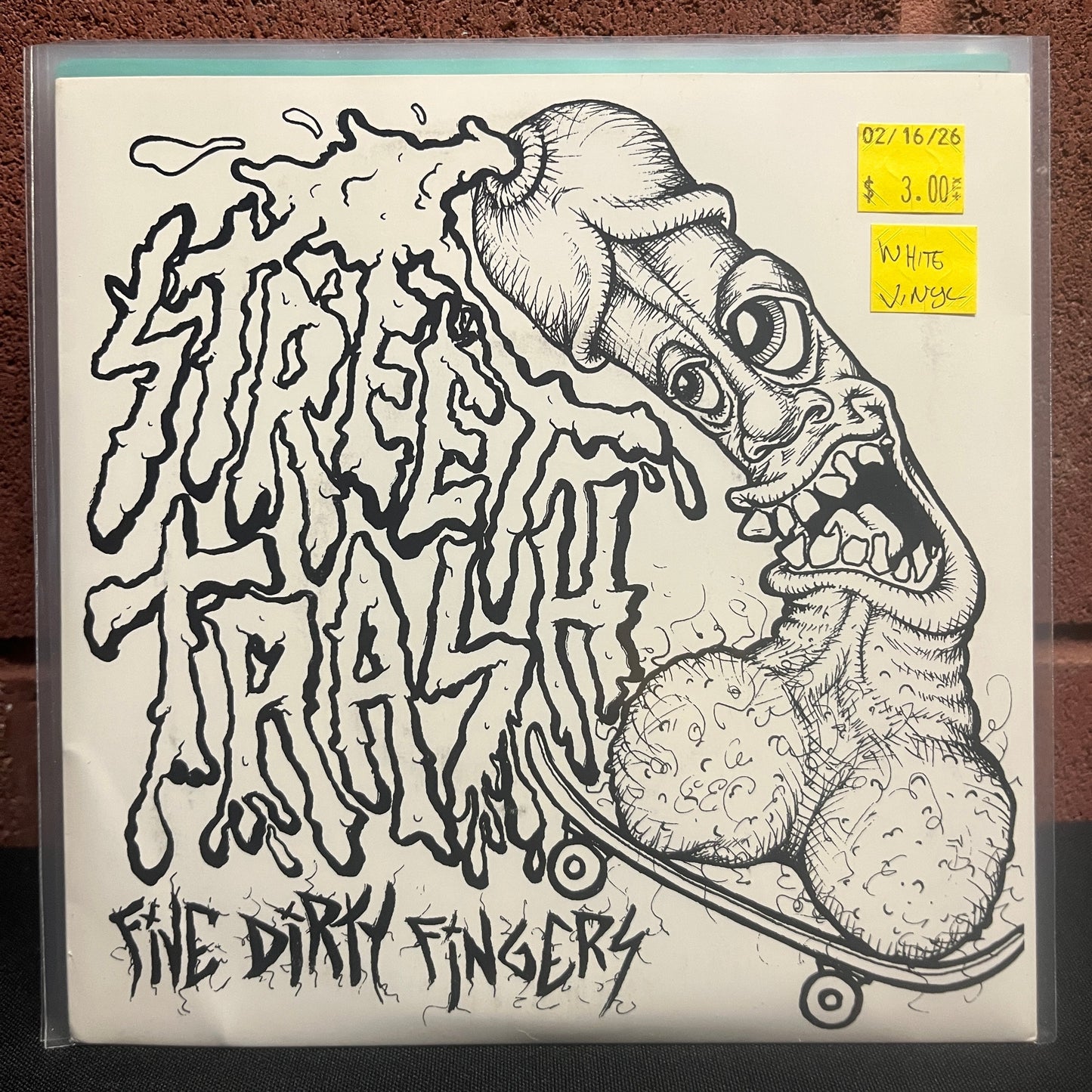 Used Vinyl: Street Trash "Five Dirty Fingers" 7" (White vinyl)
