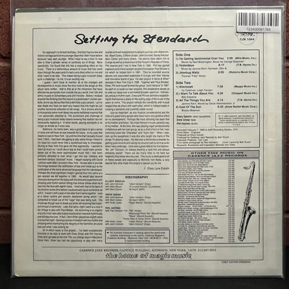 Used Vinyl: Ellery Eskelin With Drew Gress & Phil Haynes ‎"Setting The Standard" LP (1989 Press)