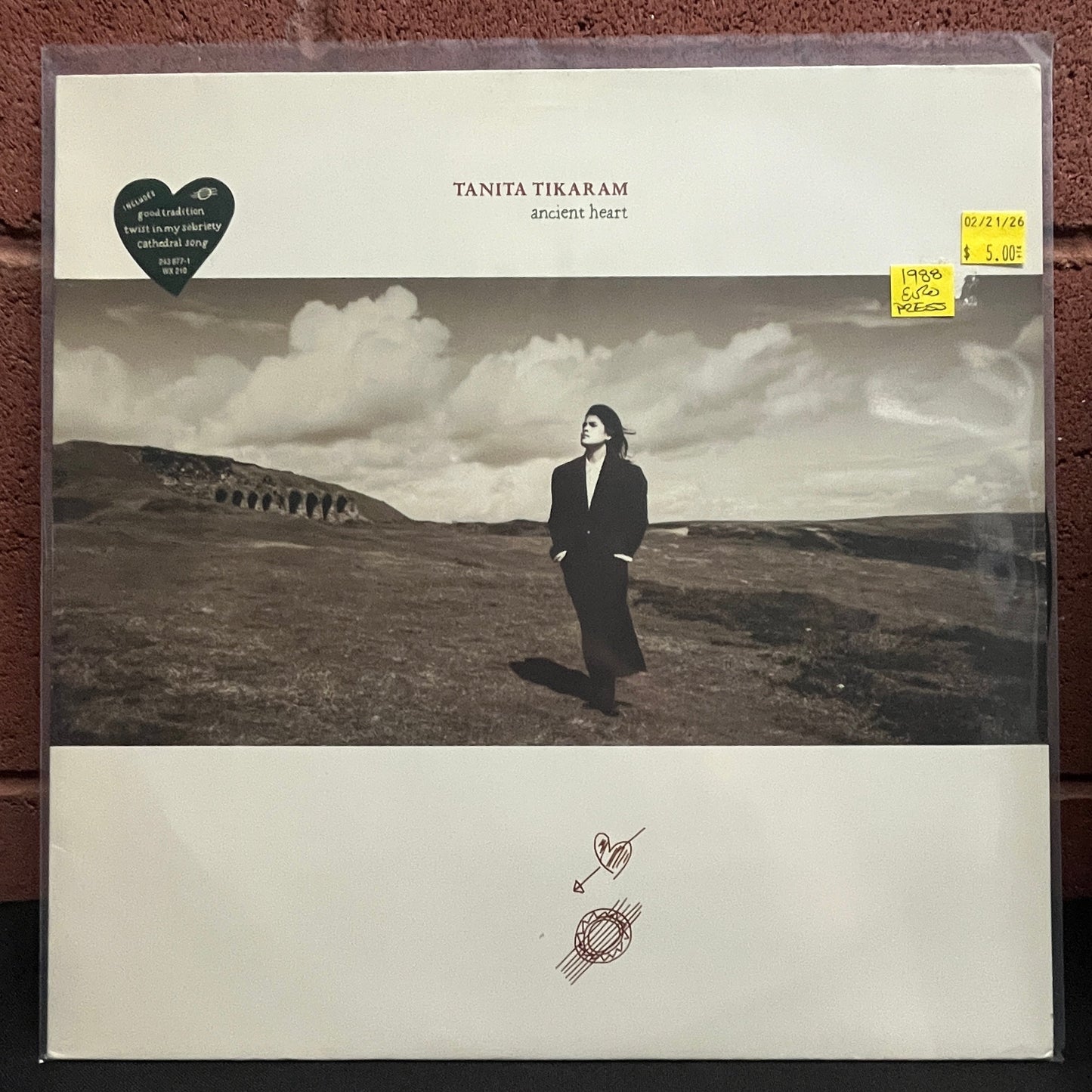 Used Vinyl: Tanita Tikaram ‎"Ancient Heart" LP (1988 Euro Press)