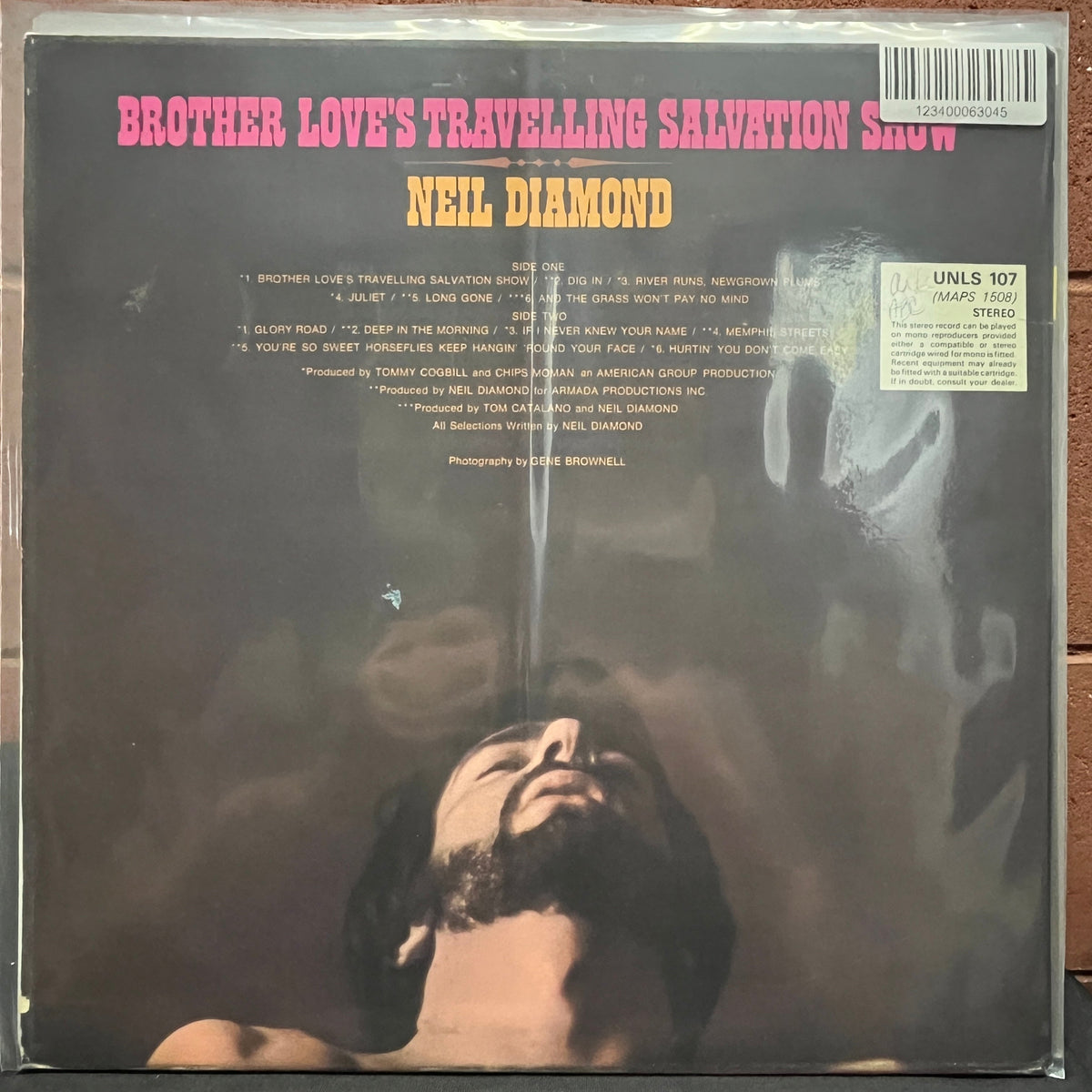 Used Vinyl: Neil Diamond ‎"Brother Love's Travelling Salvation Show" LP (1969 UK Press)