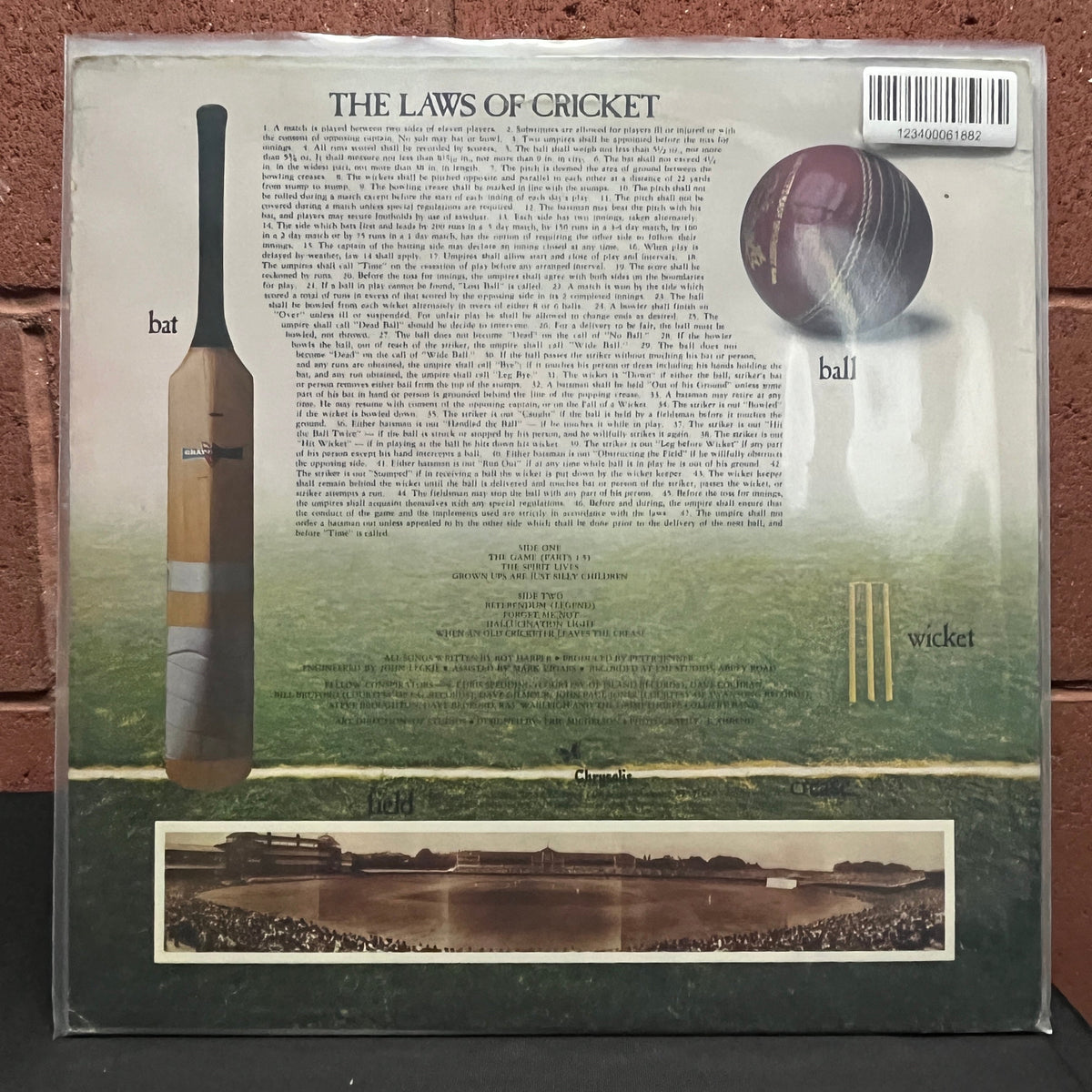 Used Vinyl: Roy Harper "When An Old Cricketer Leaves The Crease" LP (1975 Press)