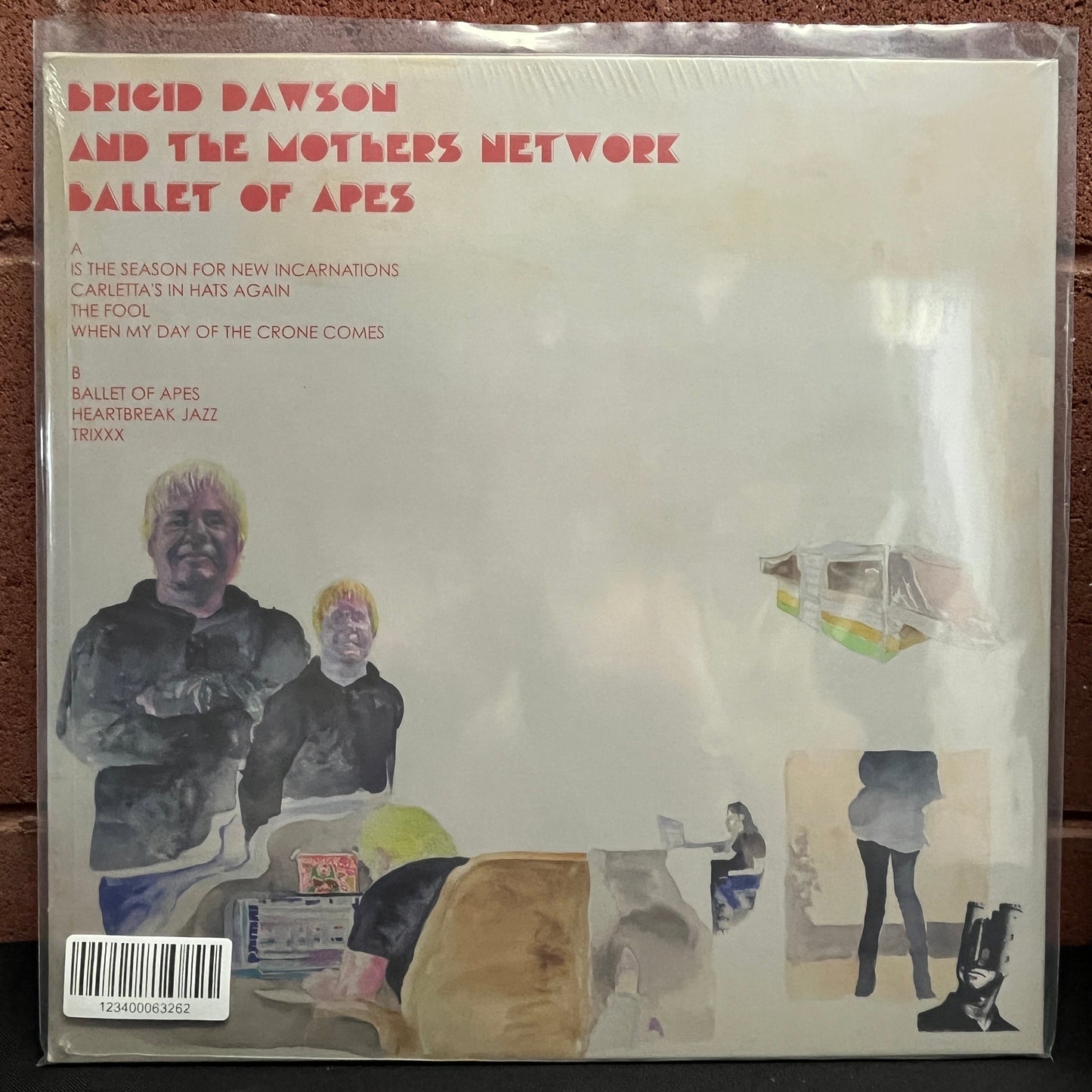 Used Vinyl: Brigid Dawson And The Mothers Network ‎"Ballet Of Apes" LP (2020 Press - Electric Blue Vinyl)
